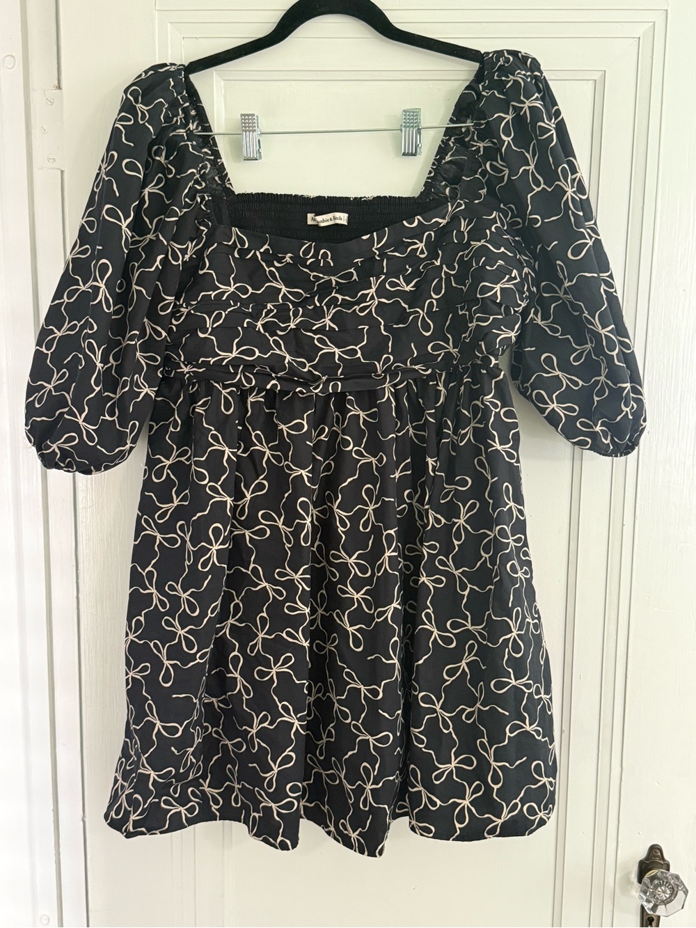 Abercrombie & Fitch Emerson Puff Sleeve Mini Dress